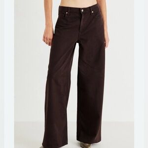 GAP Dark Brown Wide-Leg Jeans